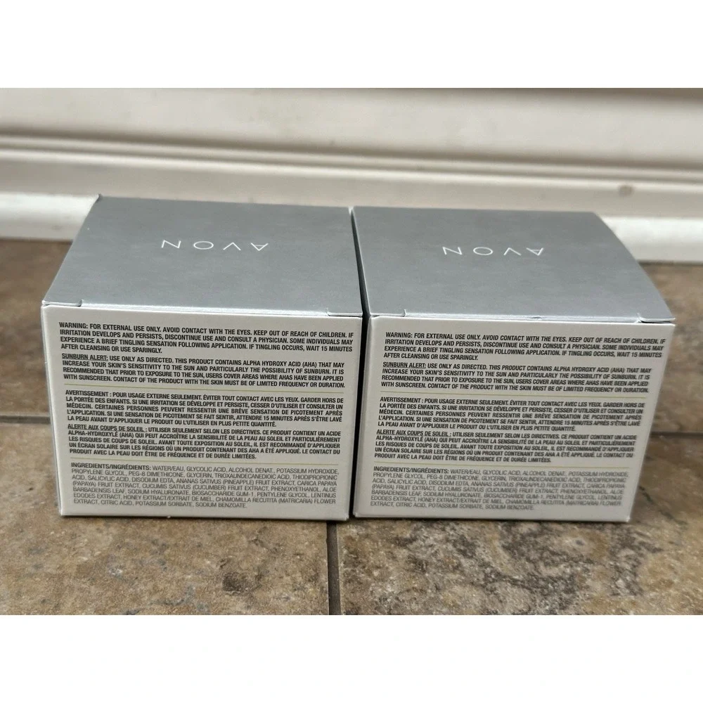 (2) Avon Anew Clinical Revitalize & Reveal Retexturizing Peel 30 pads NEW